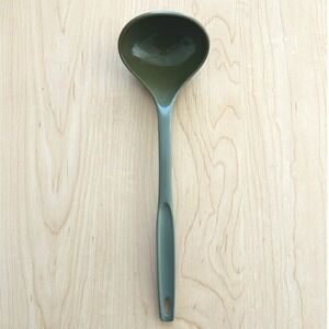 Foley‎ Vintage Olive Green Plastic Ladle Kitchen Utensil Kitchenware